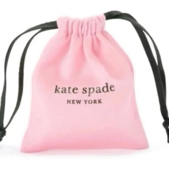 $98 Kate Spade Asymmetrical Heart Drop Earrings - Picture 3 of 4